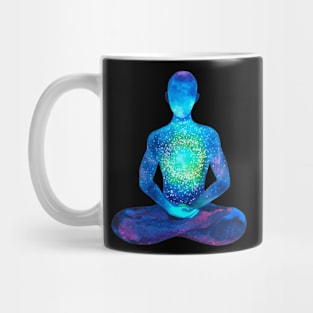 Cosmic Calm in Stillness - Meditation Yoga Watercolor Mug